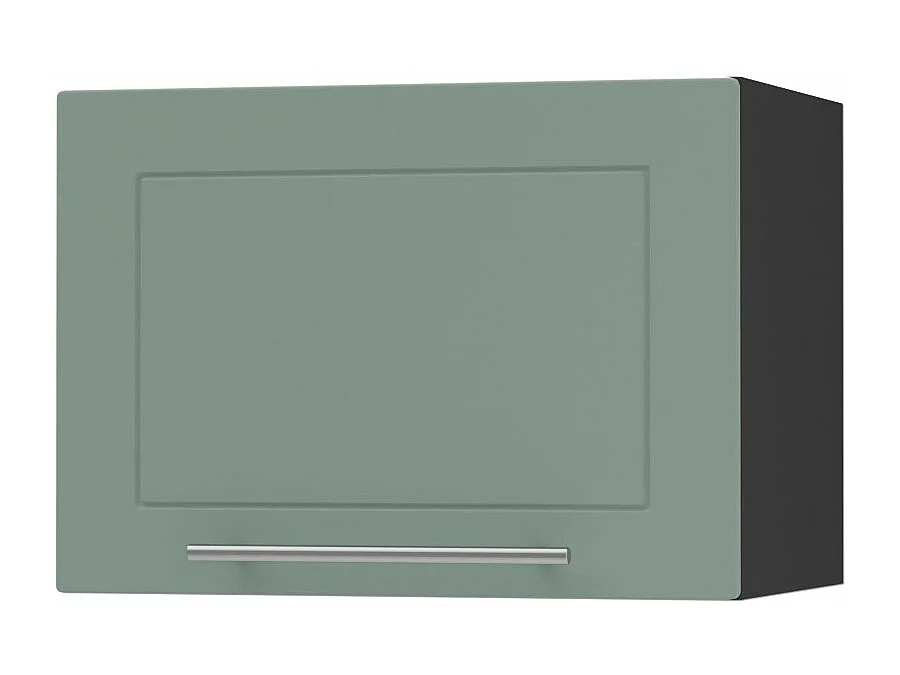 KÜCHENHÄNGESCHRANK Kvantum W4B/50 Mint Matt / Schwarz Matt 50 / 32,5 / 36cm