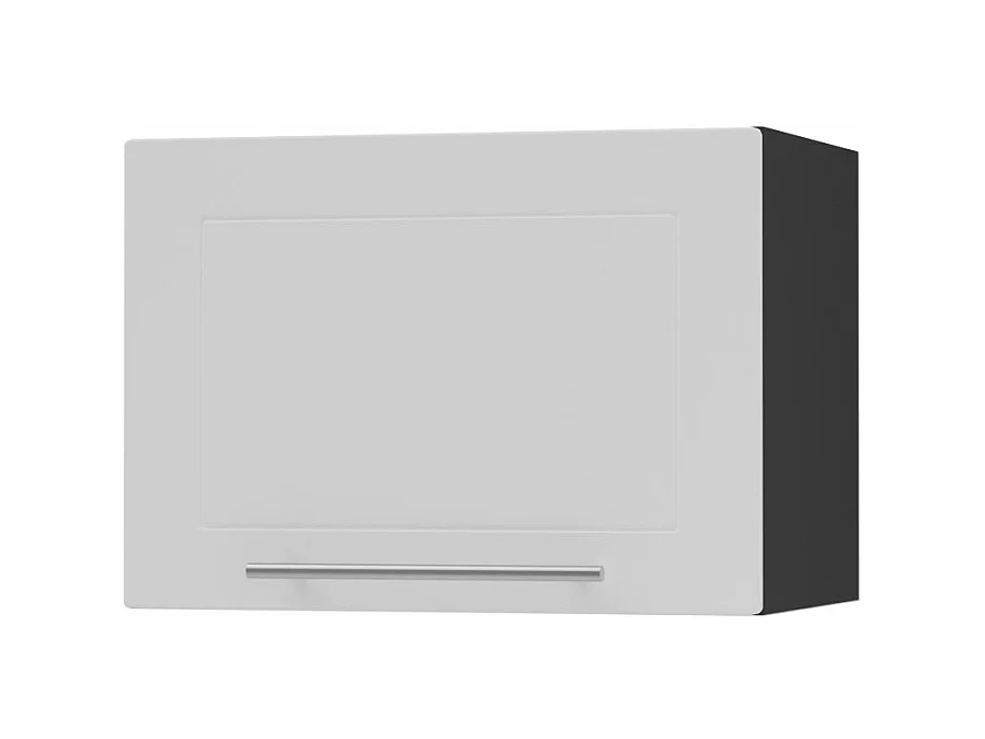 KÜCHENHÄNGESCHRANK Kvantum W4B/50 Weiß Matt / Schwarz Matt 50 / 32,5 / 36cm
