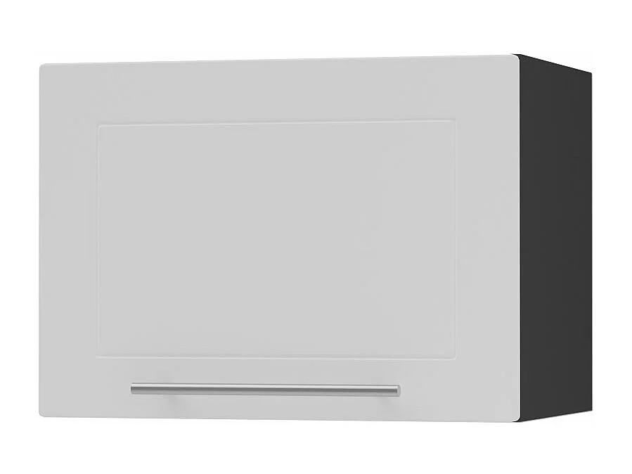 KÜCHENHÄNGESCHRANK Kvantum W4B/50 Weiß Matt / Schwarz Matt 50 / 32,5 / 36cm