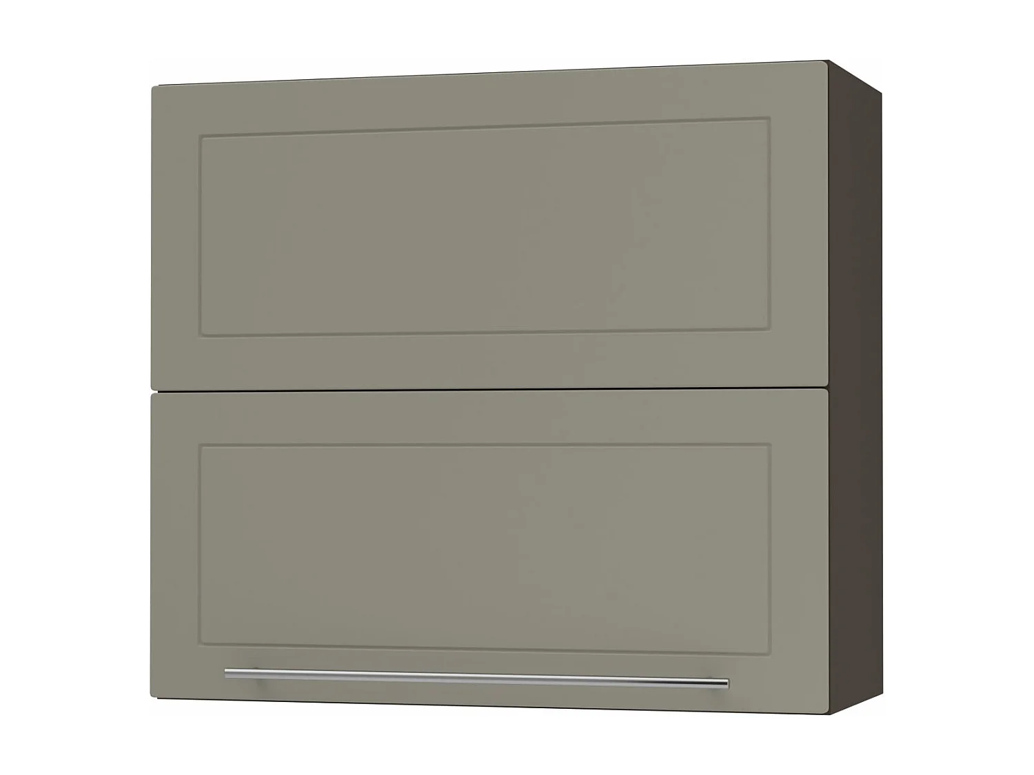 KÜCHENHÄNGESCHRANK Kvantum W8B/80 Beige Matt / Lava Matt 80 / 32,5 / 72cm