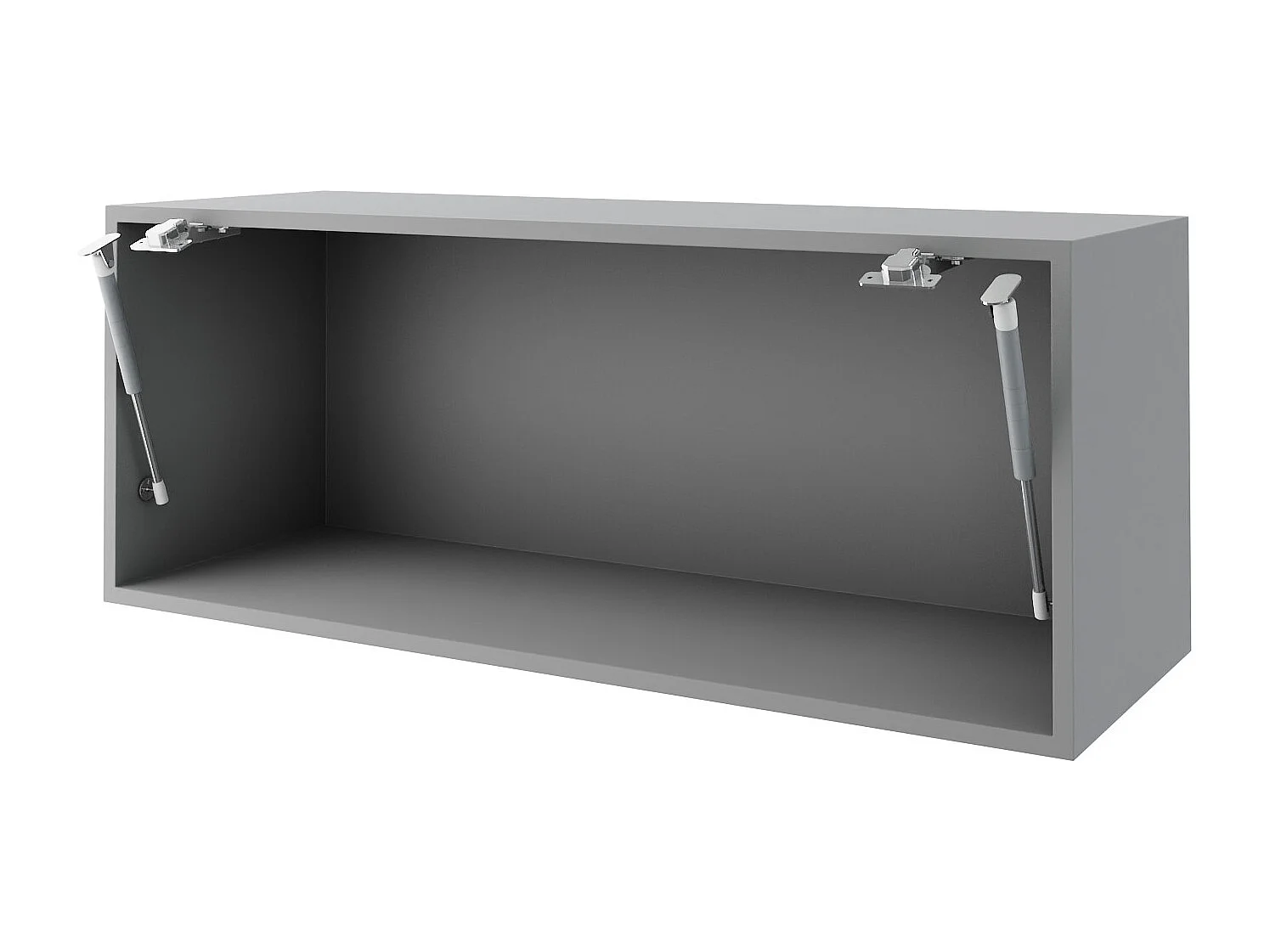 KLAPPHÄNGESCHRANK Kvantum W4BS/90 Weiß Matt / Grau Matt 90 / 32,5 / 36cm