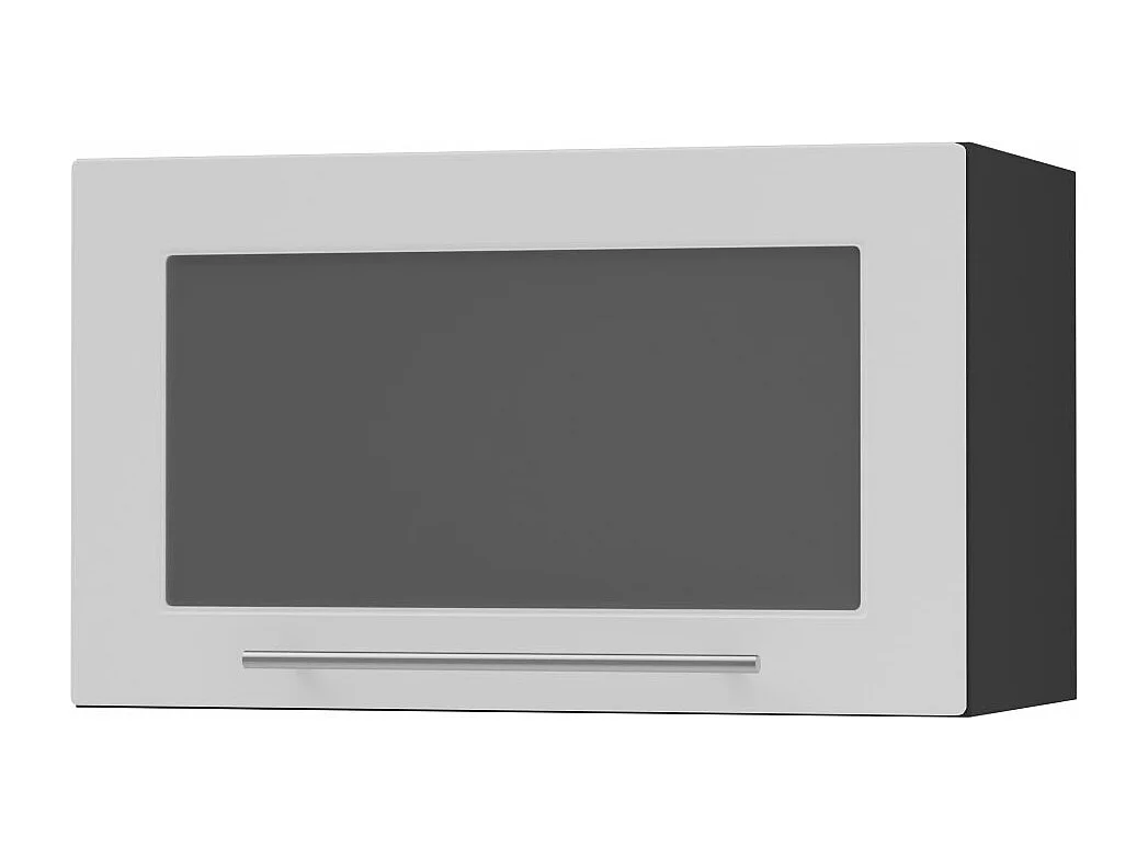 KLAPPHÄNGESCHRANK Kvantum W4BS/60-AV Weiß Matt / Schwarz Matt 60 / 32,5 / 36cm