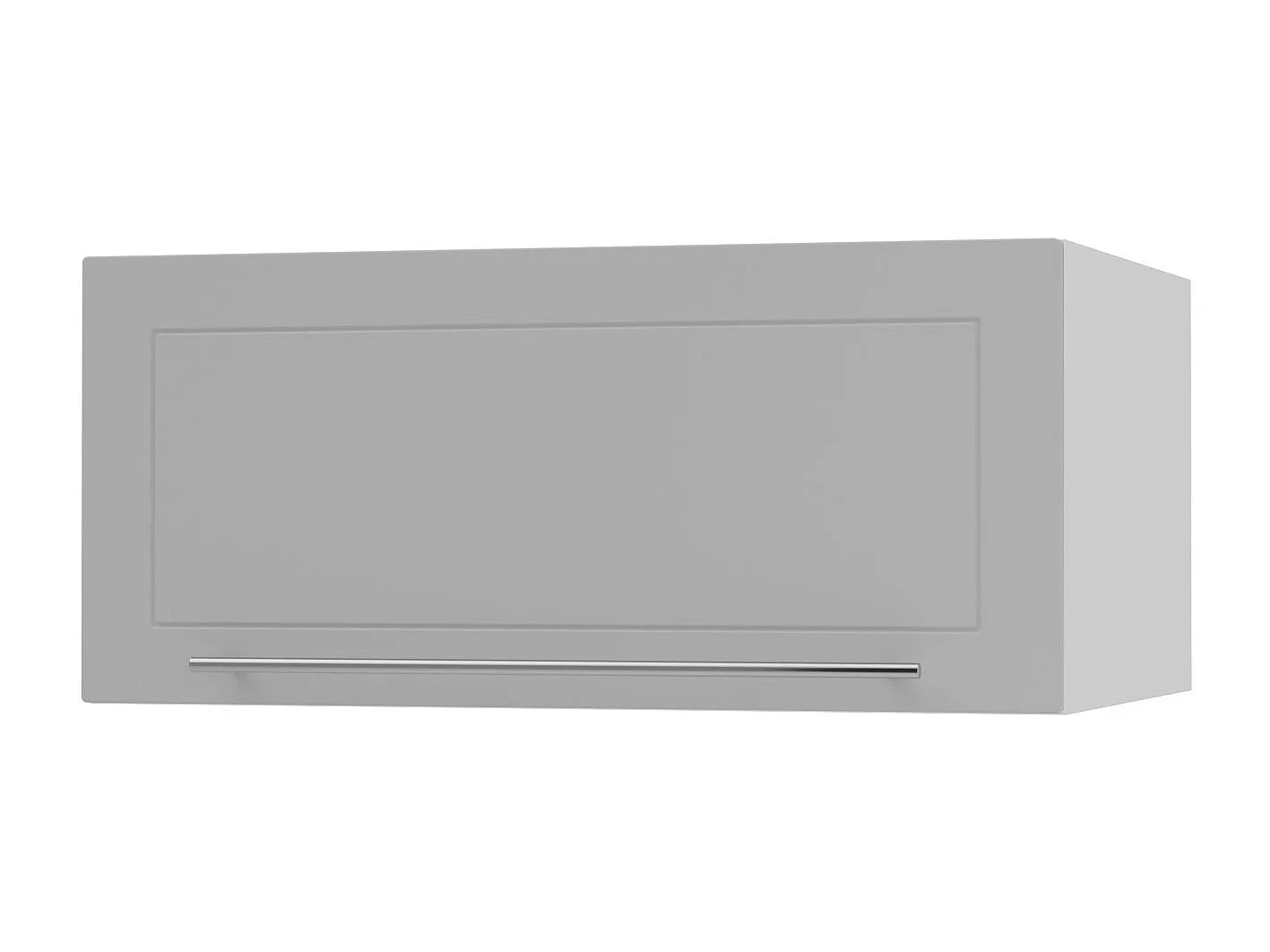 KLAPPHÄNGESCHRANK Kvantum W6B/80 Dust Grey Matt / Weiß Matt 80 / 59 / 36cm