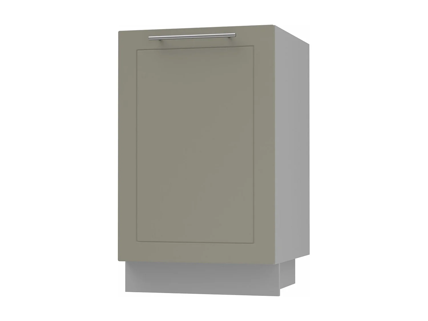 KÜCHENUNTERSCHRANK Kvantum D1D/50 Beige Matt / Grau Matt 50 / 50 / 82cm