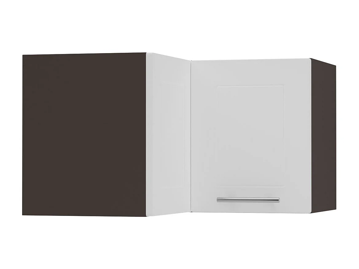ECKHÄNGESCHRANK Kvantum W12/60/36 Weiß Matt / Lava Matt 60 / 60 / 36cm