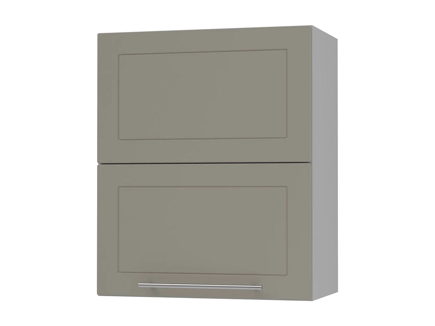 KÜCHENHÄNGESCHRANK Kvantum W8B/60 Beige Matt / Grau Matt 60 / 32,5 / 72cm