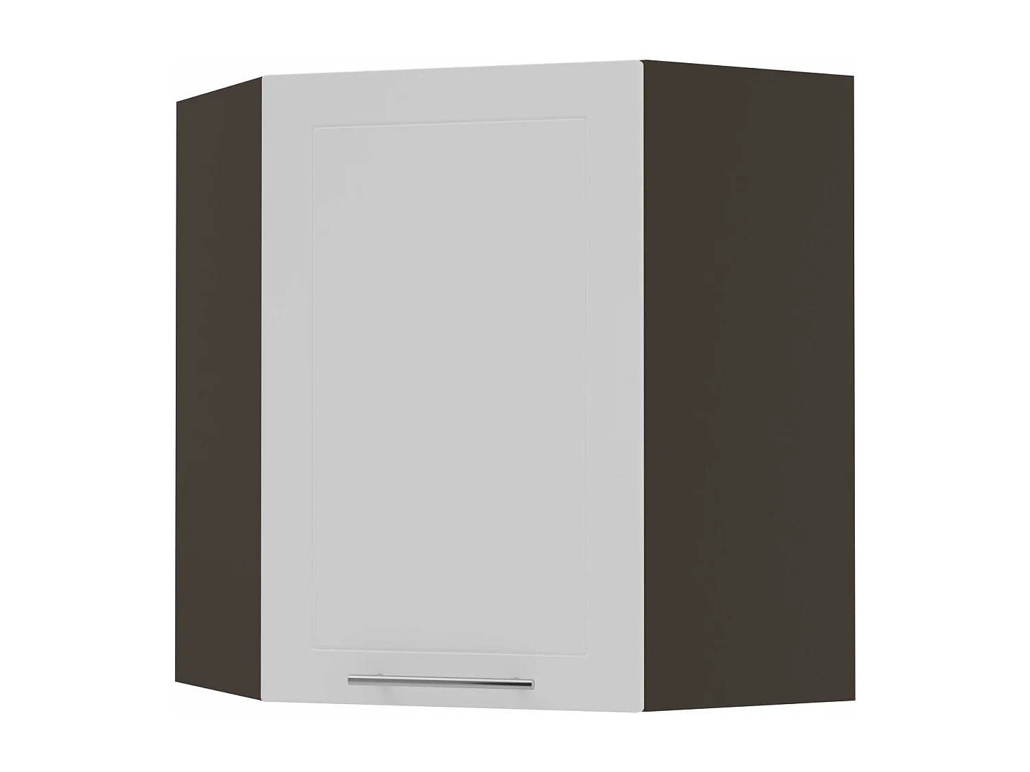 KÜCHENHÄNGESCHRANK Kvantum W10/60 Weiß Matt / Lava Matt 60 / 60 / 72cm