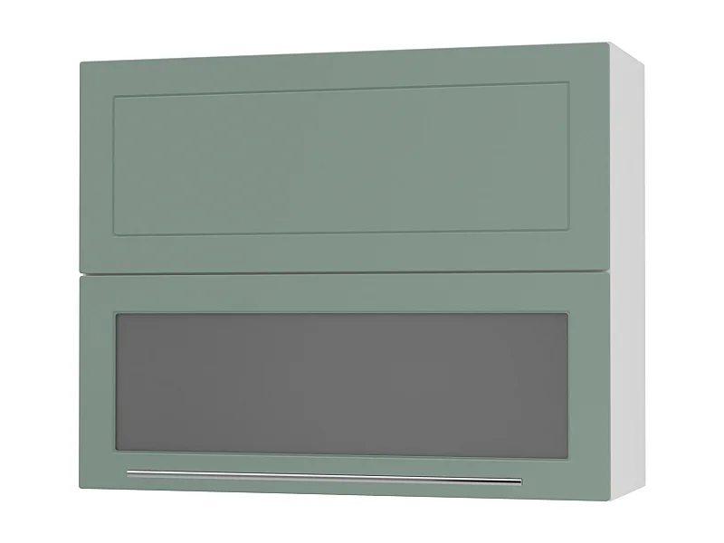 KÜCHENHÄNGESCHRANK Kvantum W8BS/90 Mint Matt / Weiß Matt 90 / 32,5 / 72cm