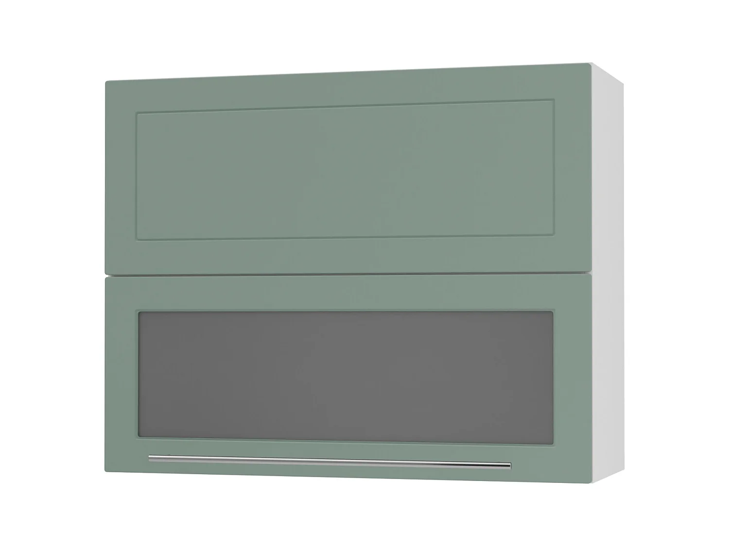 KÜCHENHÄNGESCHRANK Kvantum W8BS/90 Mint Matt / Weiß Matt 90 / 32,5 / 72cm