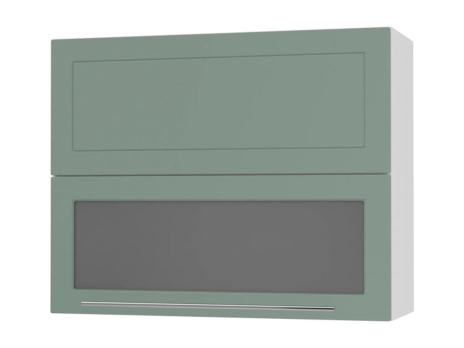 KÜCHENHÄNGESCHRANK Kvantum W8BS/90 Mint Matt / Weiß Matt 90 / 32,5 / 72cm