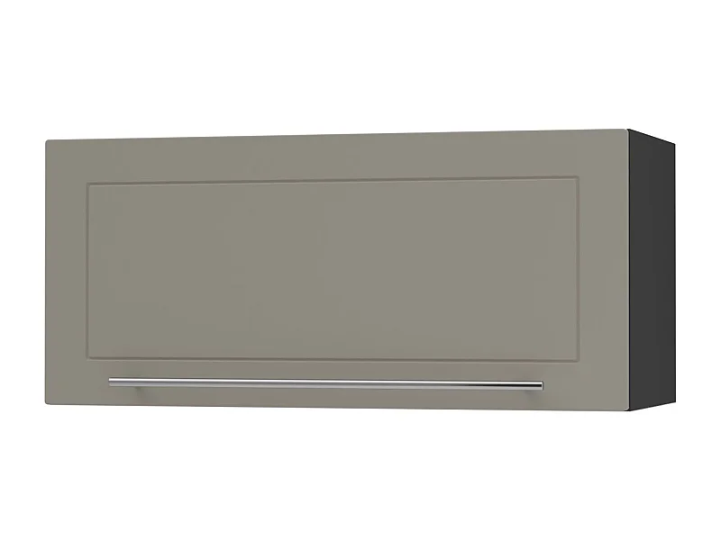 KLAPPHÄNGESCHRANK Kvantum W4B/80-AV Beige Matt / Schwarz Matt 80 / 32,5 / 36cm