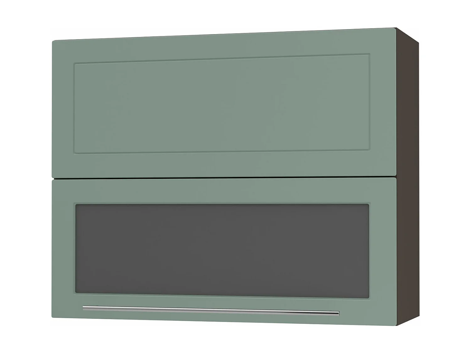 KÜCHENHÄNGESCHRANK Kvantum W8BS/90 Mint Matt / Lava Matt 90 / 32,5 / 72cm