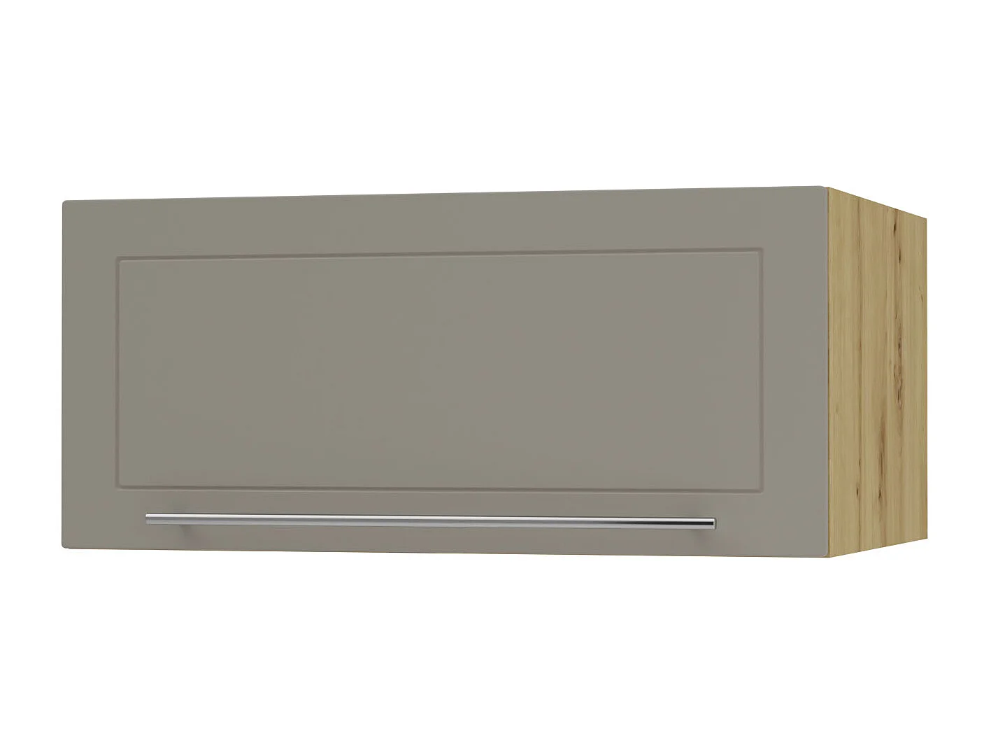 KLAPPHÄNGESCHRANK Kvantum W6B/80 Beige Matt / Eiche Artisan Matt 80 / 59 / 36cm