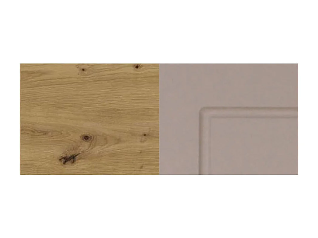 KLAPPHÄNGESCHRANK Kvantum W6B/80 Beige Matt / Eiche Artisan Matt 80 / 59 / 36cm