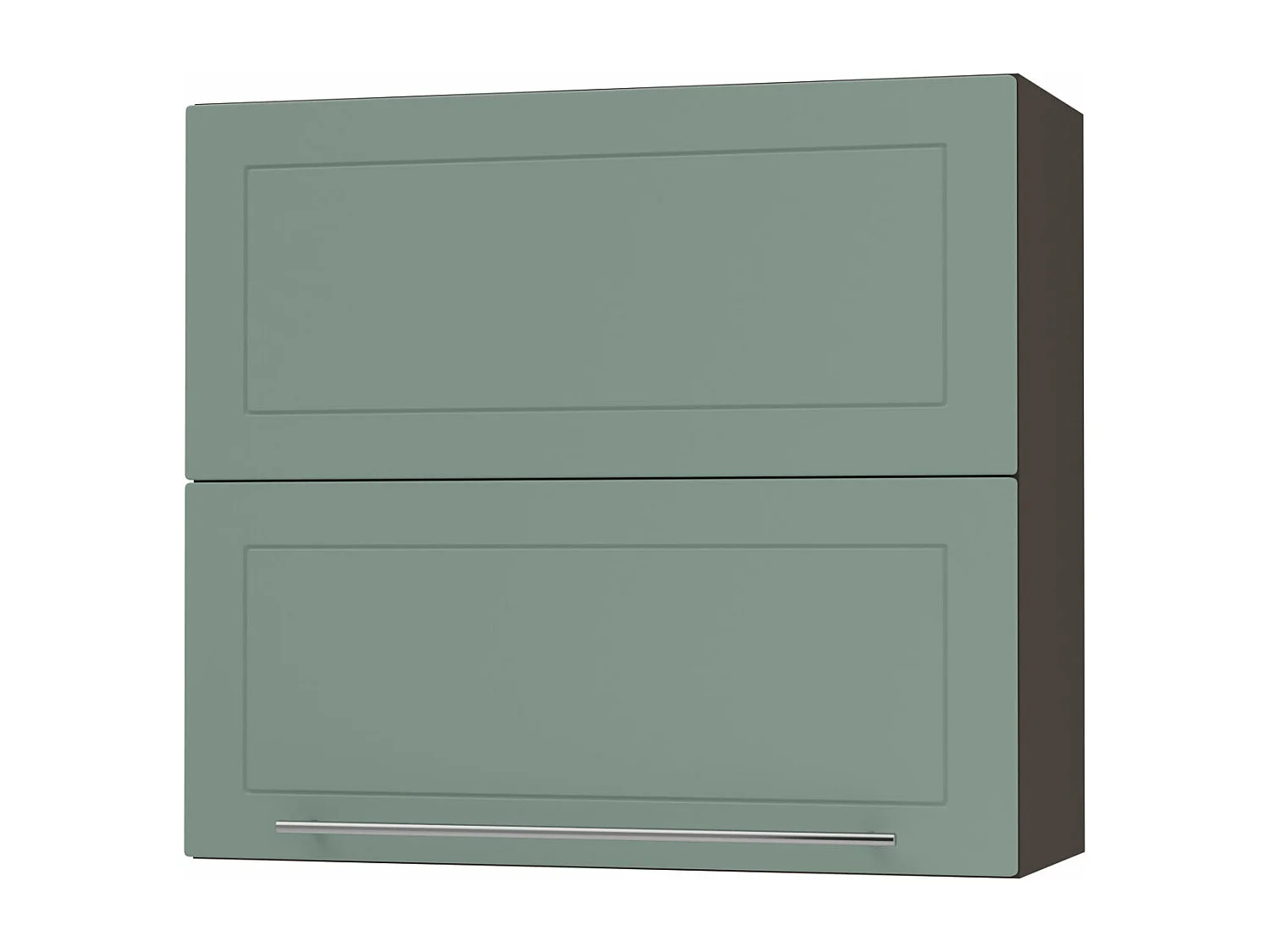 KÜCHENHÄNGESCHRANK Kvantum W8B/80 Mint Matt / Lava Matt 80 / 32,5 / 72cm