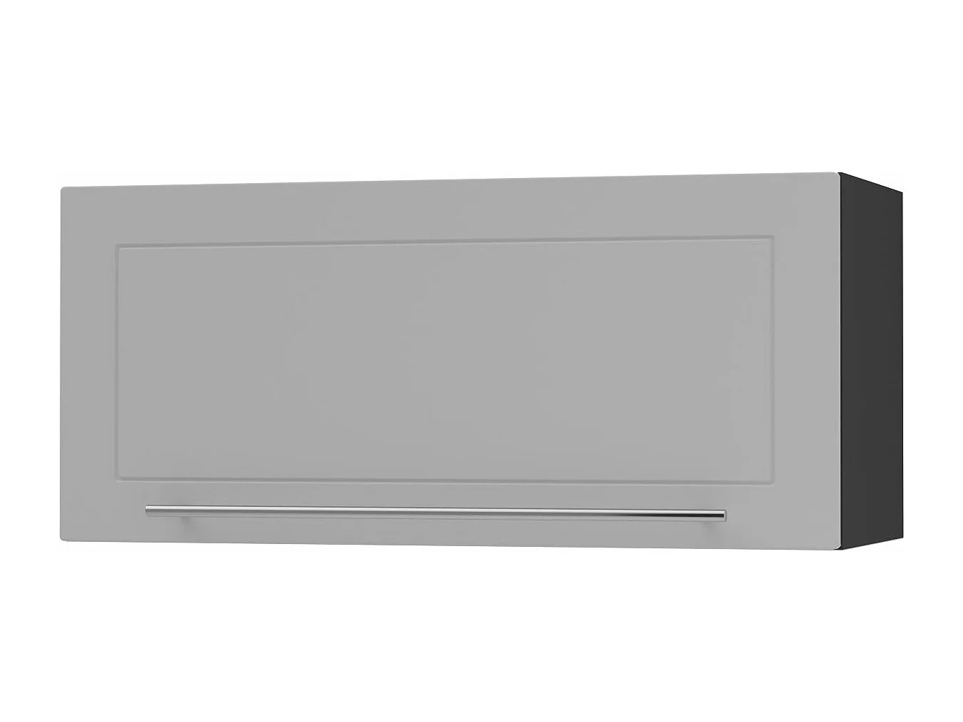 KLAPPHÄNGESCHRANK Kvantum W4B/80-AV Dust Grey Matt / Schwarz Matt 80 / 32,5 / 36cm