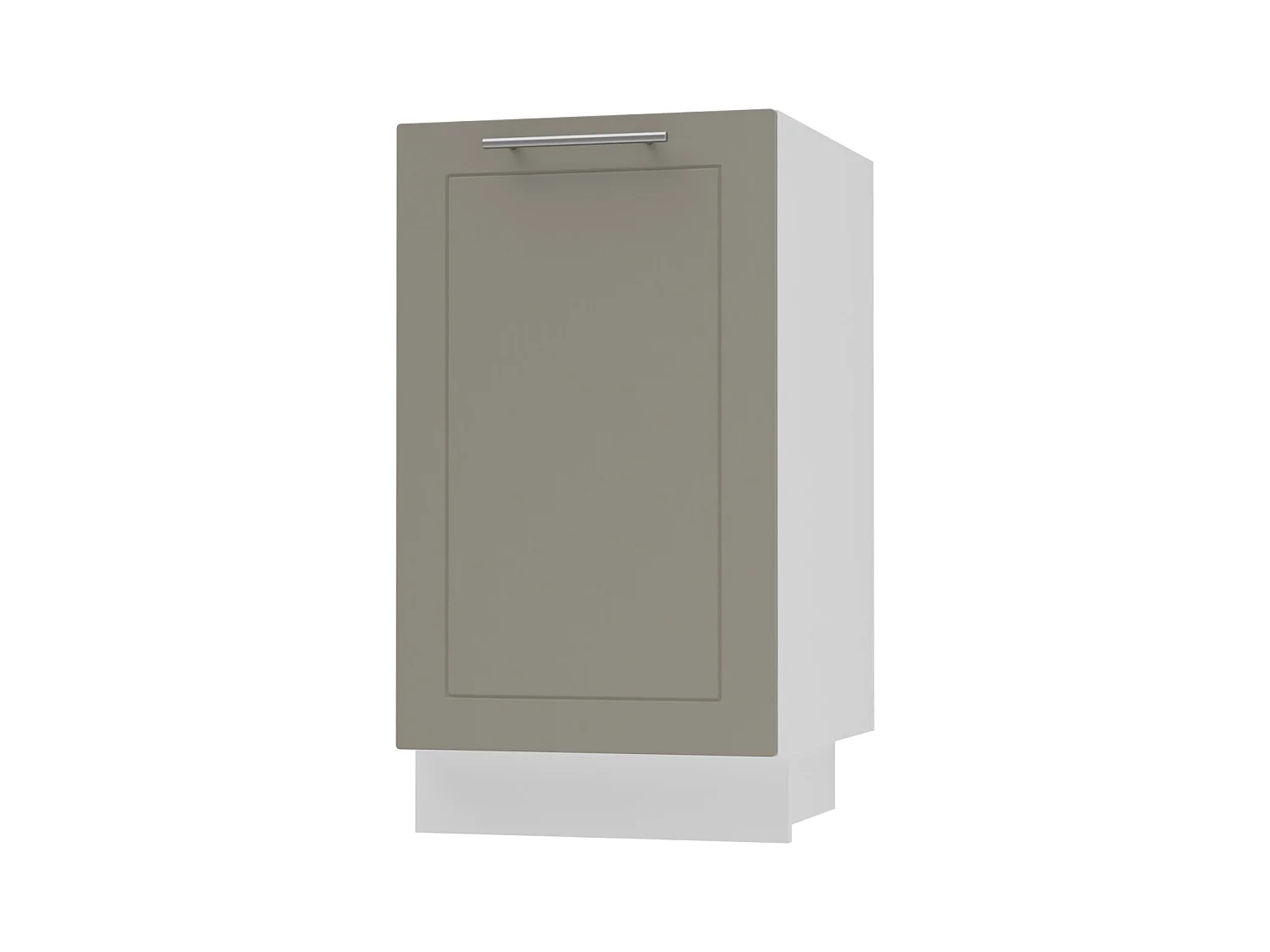 KÜCHENUNTERSCHRANK Kvantum D1D/45 Beige Matt / Weiß Matt 45 / 50 / 82cm