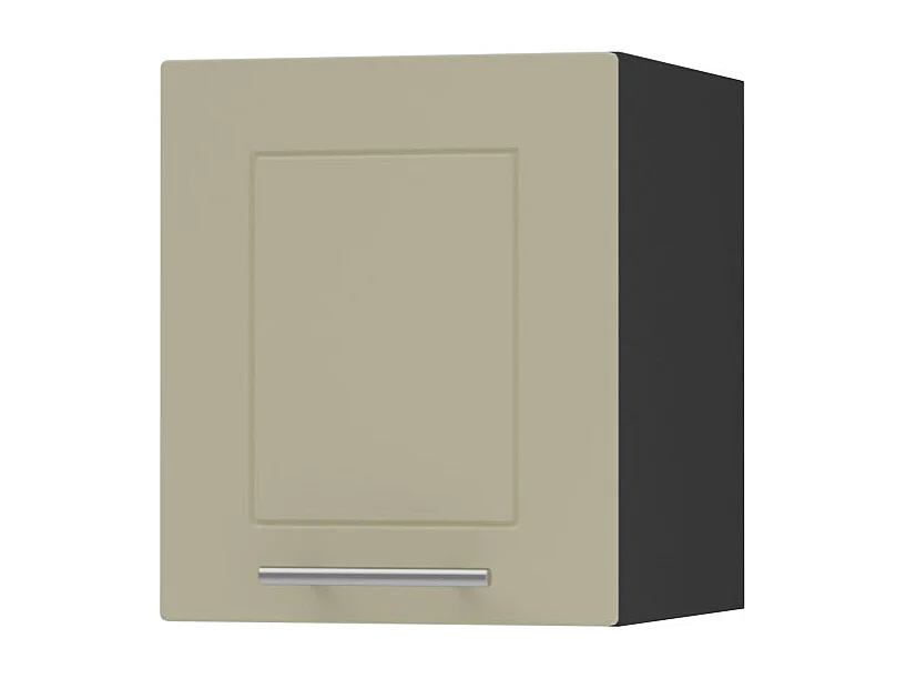 KLAPPHÄNGESCHRANK Kvantum W4B/30 Vanille Matt / Schwarz Matt 30 / 32,5 / 36cm