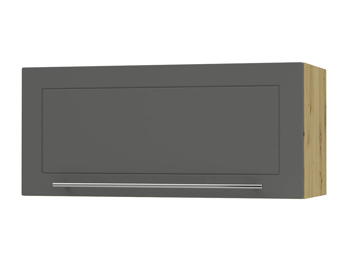 KLAPPHÄNGESCHRANK Kvantum W4B/80-AV Graphit Matt / Eiche Artisan Matt 80 / 32,5 / 36cm