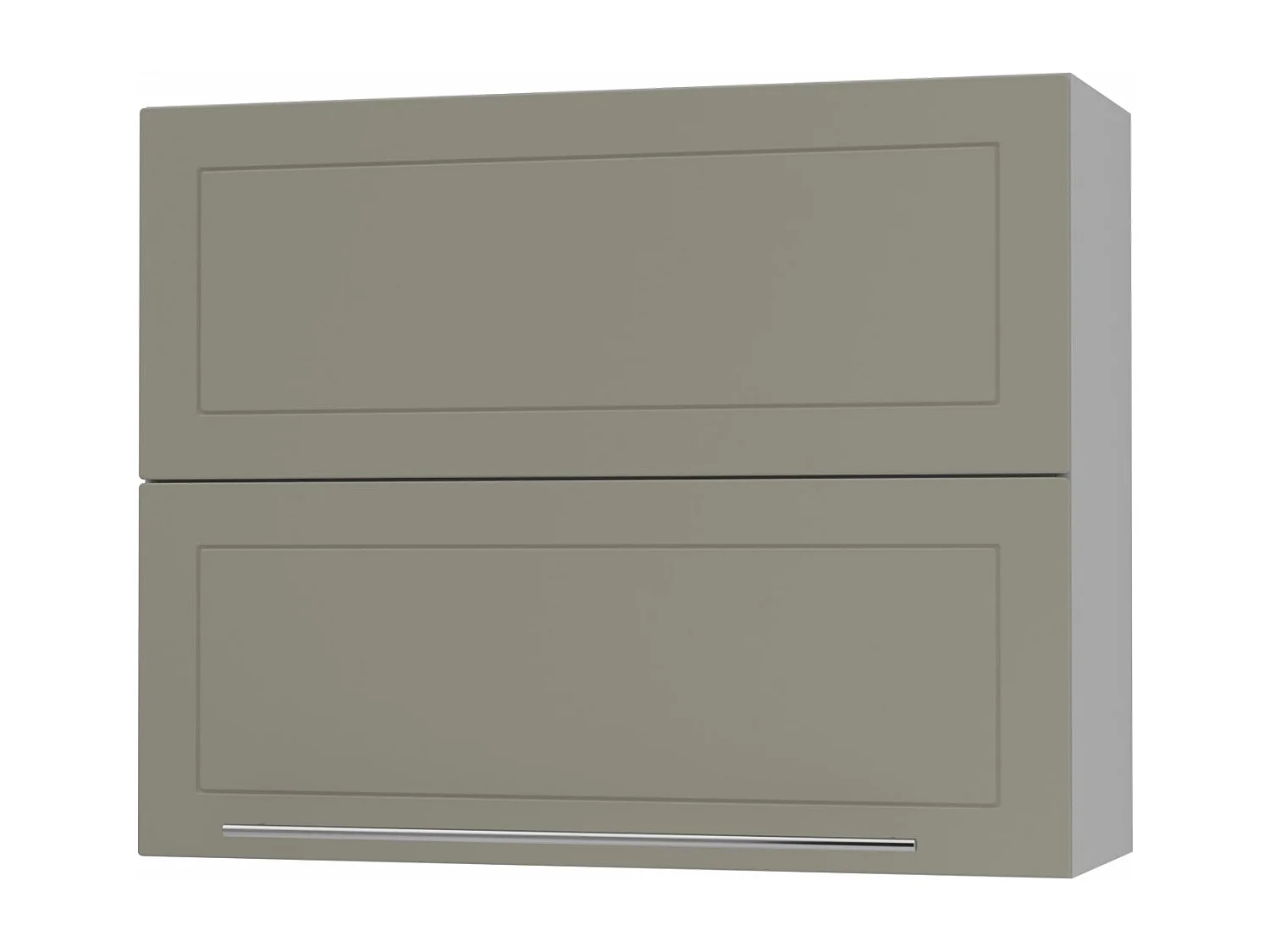 KÜCHENHÄNGESCHRANK Kvantum W8B/90 Beige Matt / Grau Matt 90 / 32,5 / 72cm