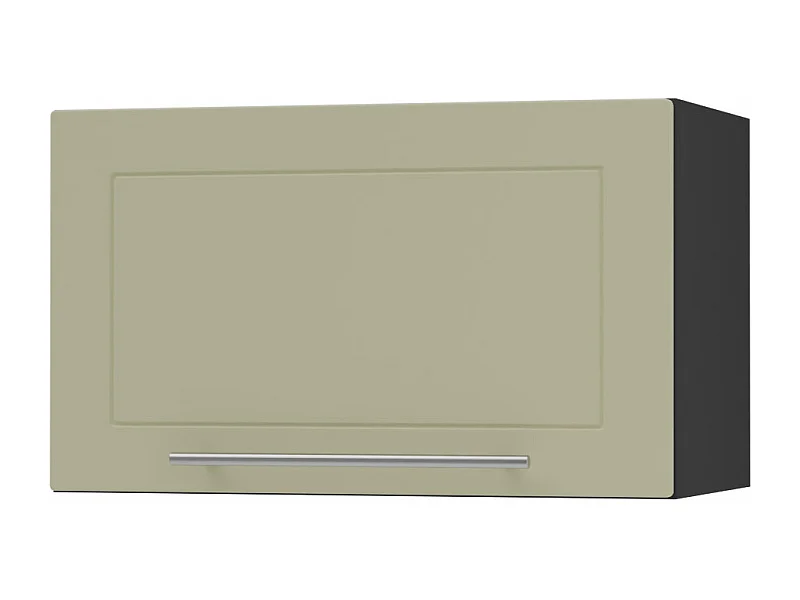 KLAPPHÄNGESCHRANK Kvantum W4B/60-AV Vanille Matt / Schwarz Matt 60 / 32,5 / 36cm