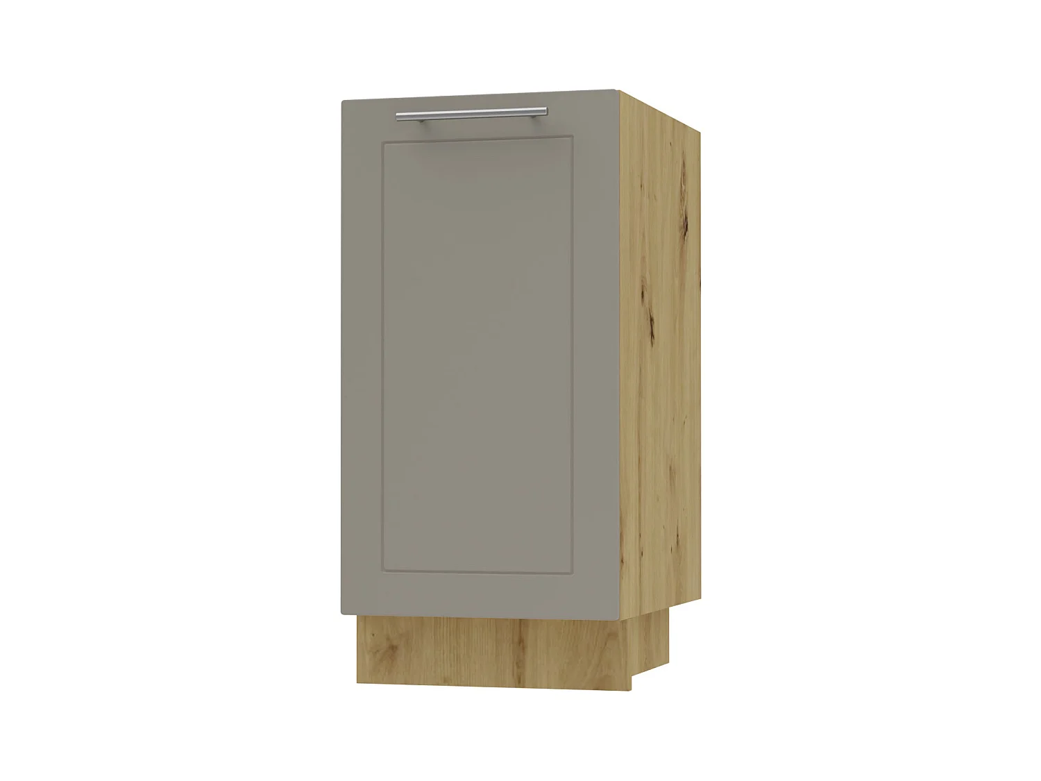 KÜCHENUNTERSCHRANK Kvantum D1D/40 Beige Matt / Eiche Artisan Matt 40 / 50 / 82cm