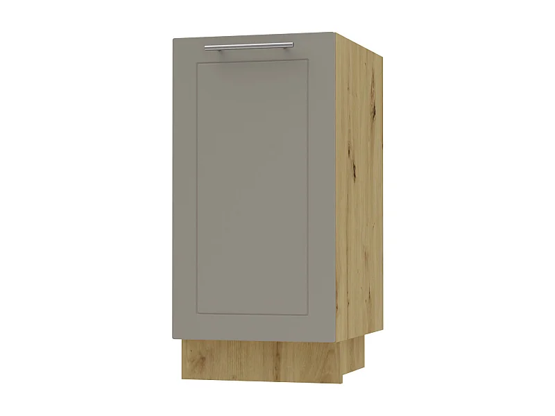KÜCHENUNTERSCHRANK Kvantum D1D/40 Beige Matt / Eiche Artisan Matt 40 / 50 / 82cm