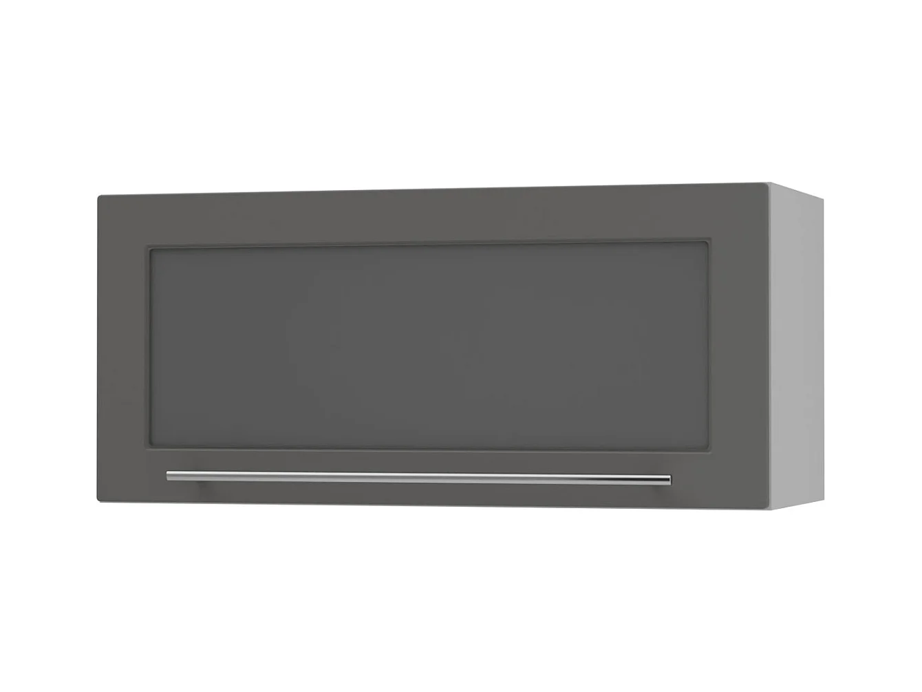 KLAPPHÄNGESCHRANK Kvantum W4BS/80-AV Graphit Matt / Grau Matt 80 / 32,5 / 36cm