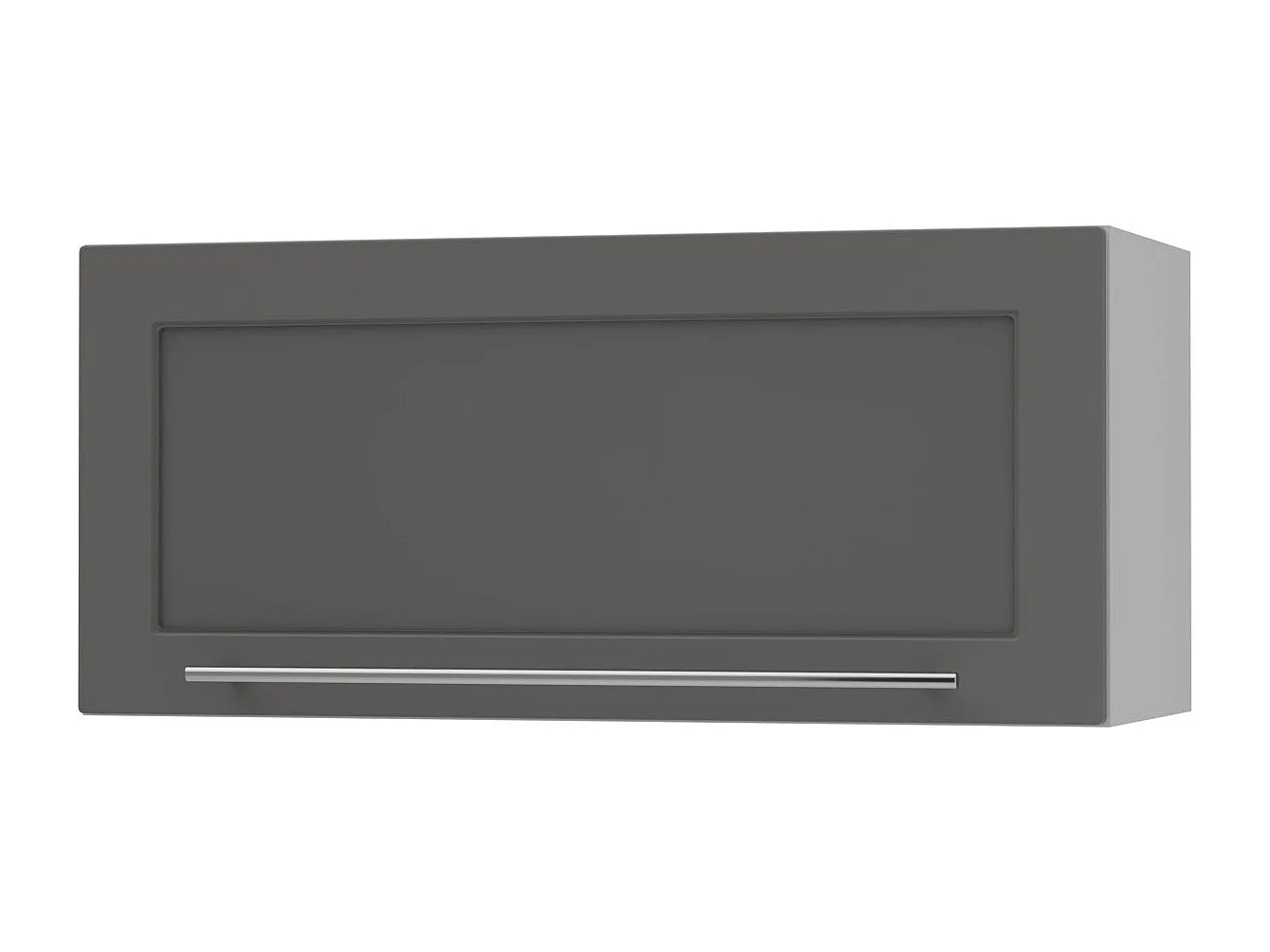 KLAPPHÄNGESCHRANK Kvantum W4BS/80-AV Graphit Matt / Grau Matt 80 / 32,5 / 36cm