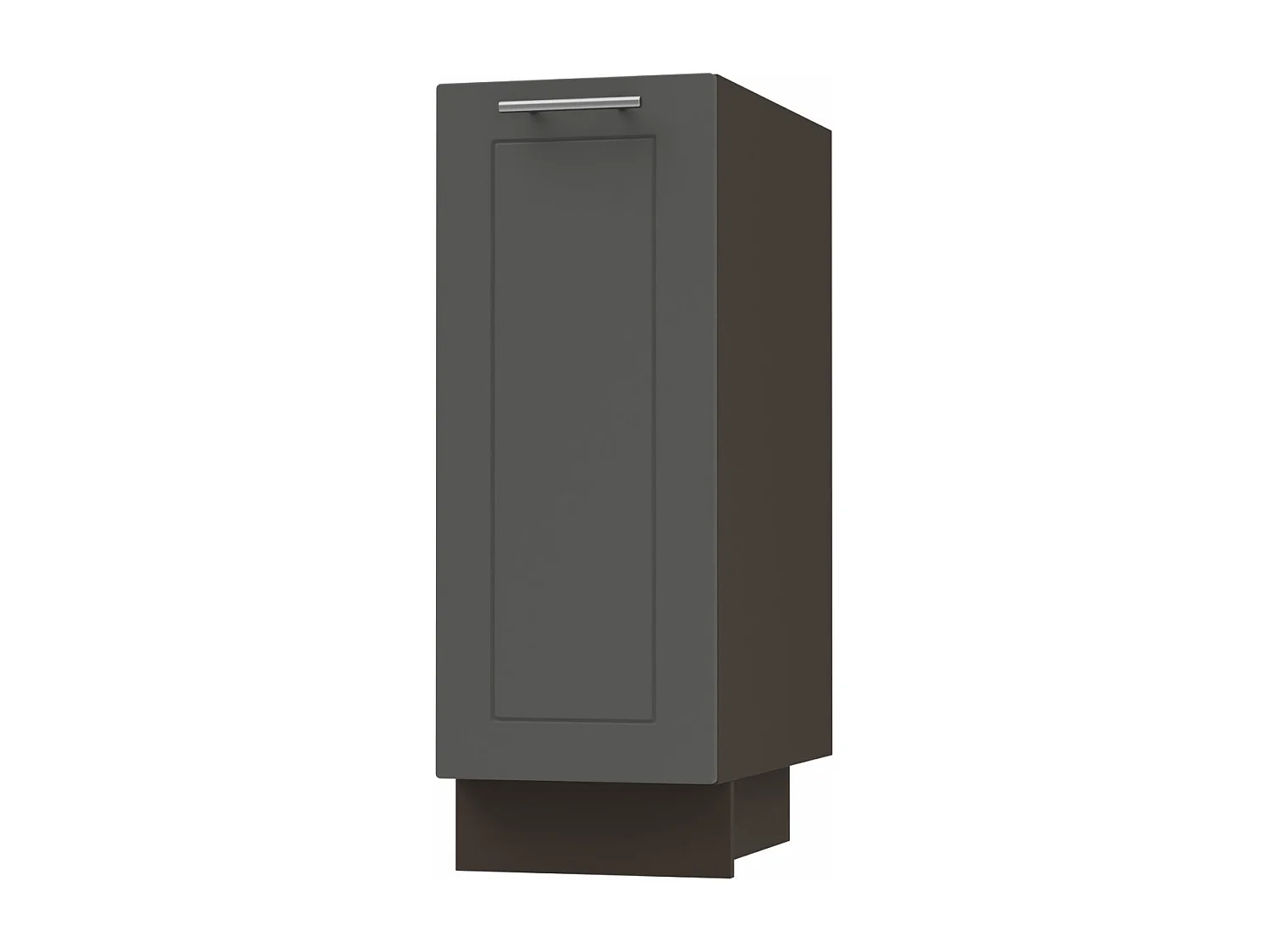 KÜCHENUNTERSCHRANK Kvantum D1D/30 Graphit Matt / Lava Matt 30 / 50 / 82cm