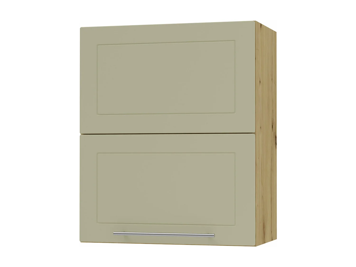 KÜCHENHÄNGESCHRANK Kvantum W8B/60 Vanille Matt / Eiche Artisan Matt 60 / 32,5 / 72cm