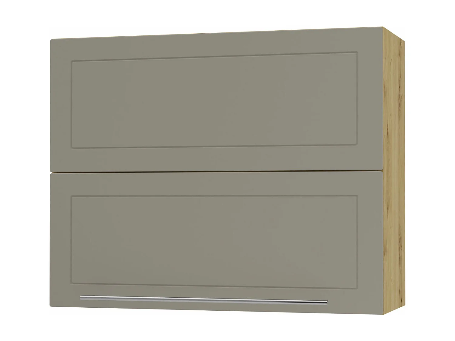 KÜCHENHÄNGESCHRANK Kvantum W8B/90 Beige Matt / Eiche Artisan Matt 90 / 32,5 / 72cm