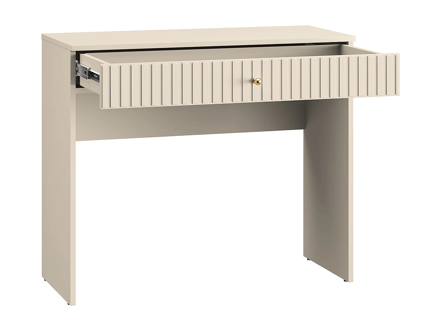 SCHMINKTISCH Sophie kaschmir matt 92 / 40 / 78cm