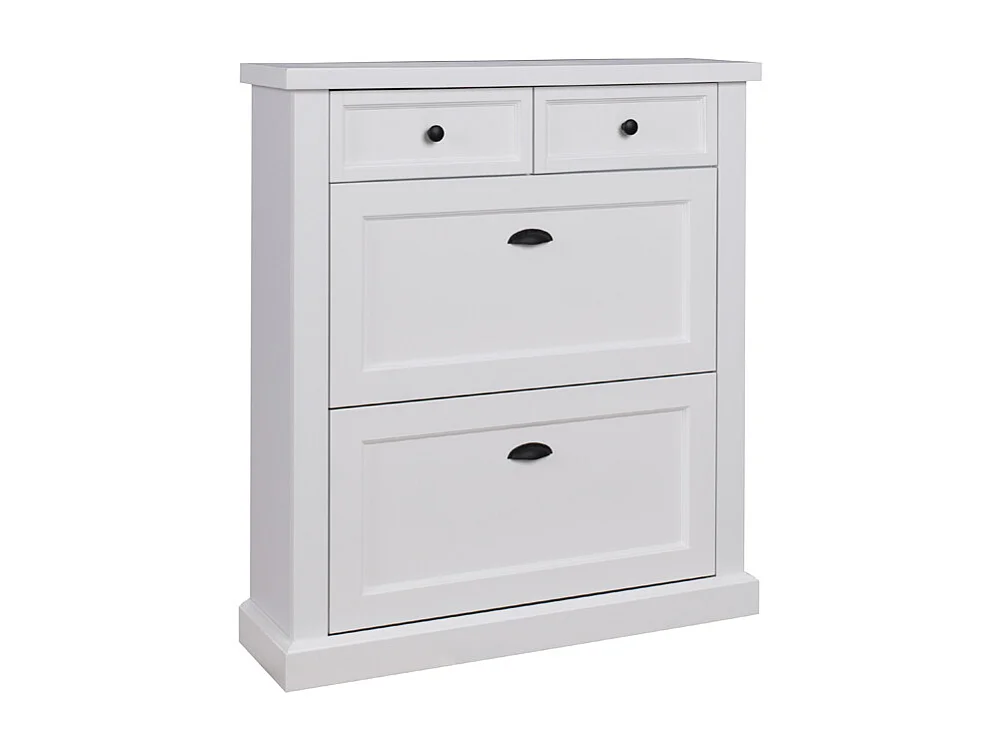 SCHUHSCHRANK Galineo 97,5 / 27,5 / 110cm weiß