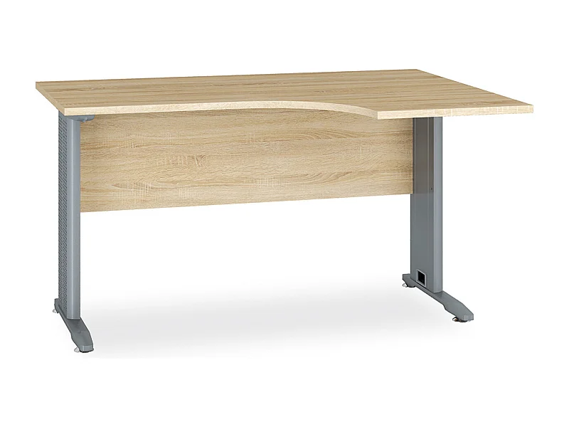 SCHREIBTISCH Optimal Sonoma Eiche hell 138 / 68-100 / 76cm