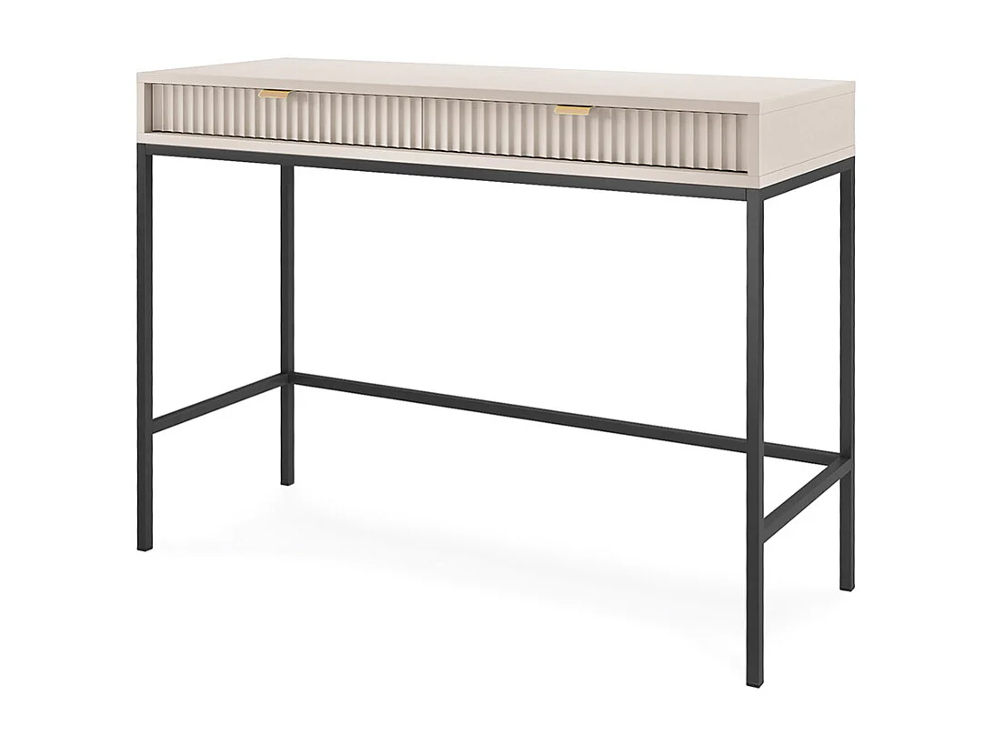 SCHREIBTISCH Nova Kaschmir / Schwarz 104 / 50 / 78cm