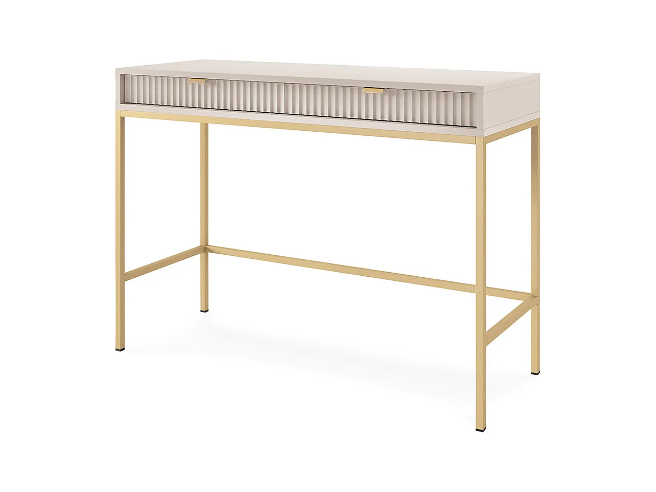 SCHREIBTISCH Nova Kaschmir / Gold 104 / 50 / 78cm