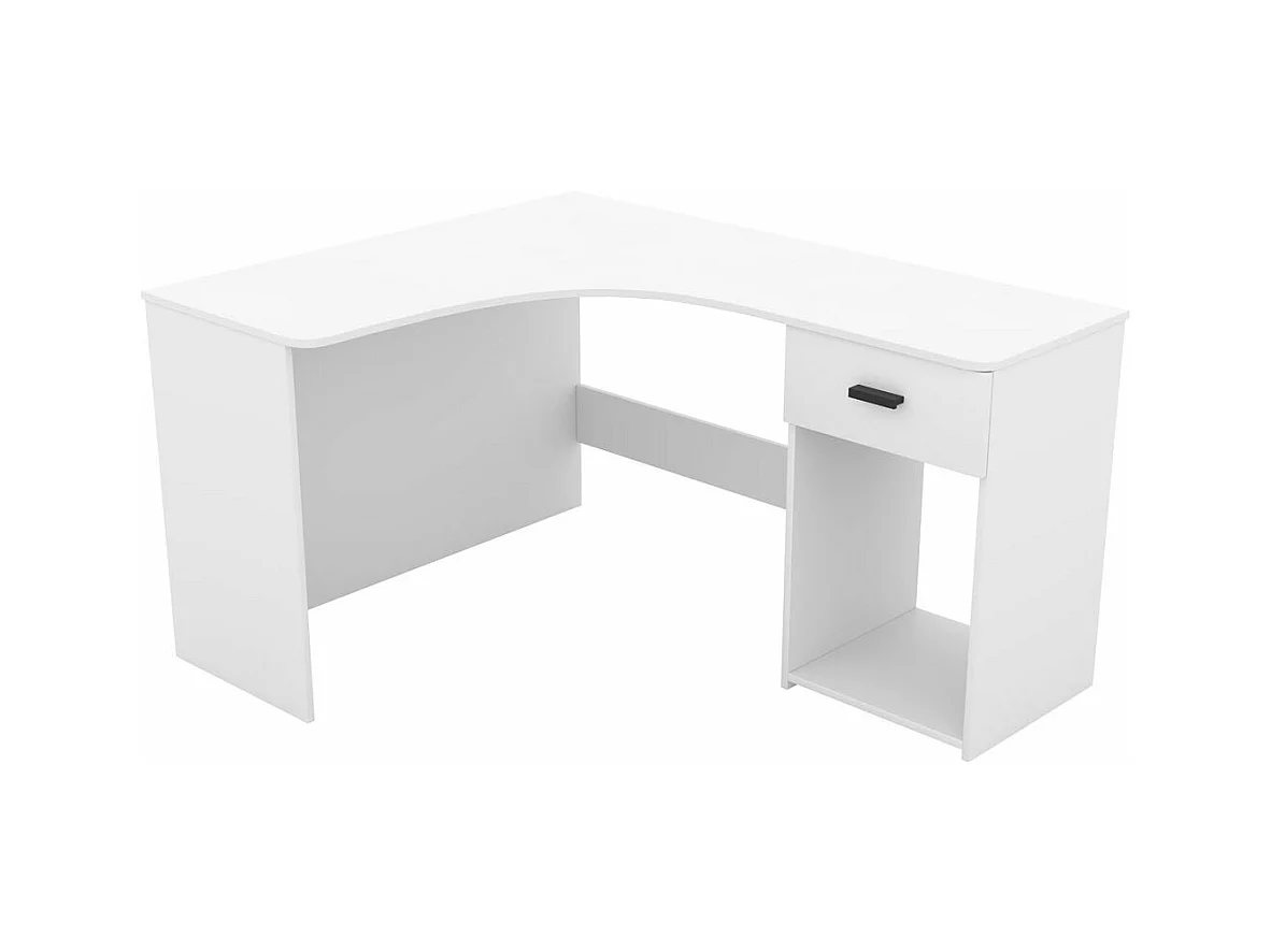 ECKSCHREIBTISCH Cheb weiß 155 / 125 / 75cm