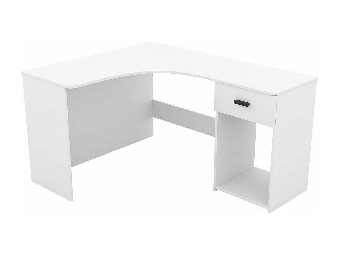 ECKSCHREIBTISCH Cheb weiß 155 / 125 / 75cm