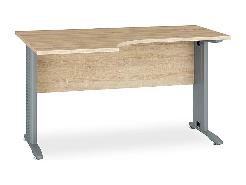 SCHREIBTISCH Optimal Sonoma Eiche hell 138 / 68-100 / 76cm