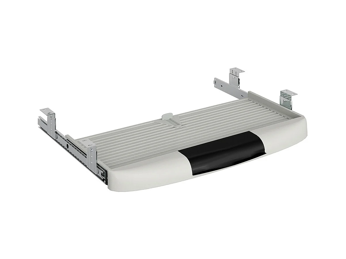 SCHREIBTISCH MIT TASTATURAUSZUG Optima Sonoma Eiche hell 138 / 100 / 76cm