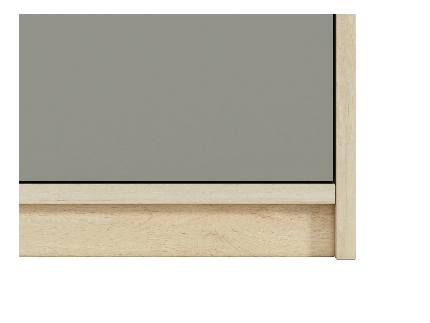 SCHREIBTISCH Drop Fjord Buche / weiß / grau 119 / 55 / 79cm