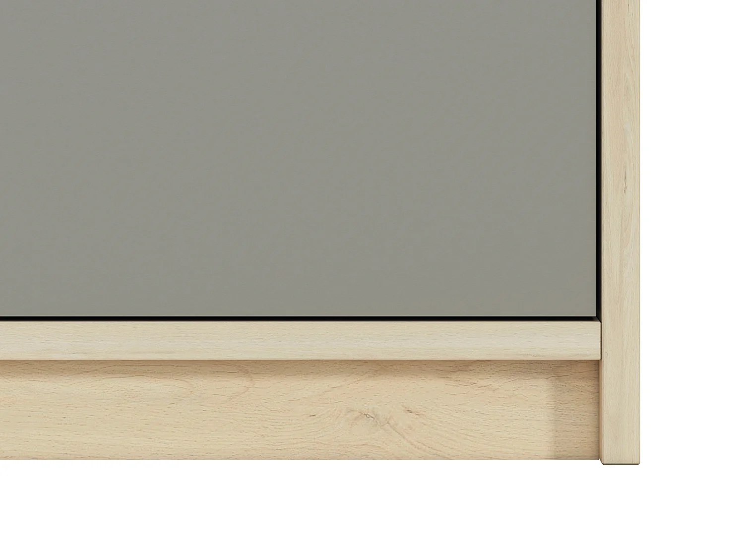 SCHREIBTISCH Drop Fjord Buche / weiß / grau 119 / 55 / 79cm