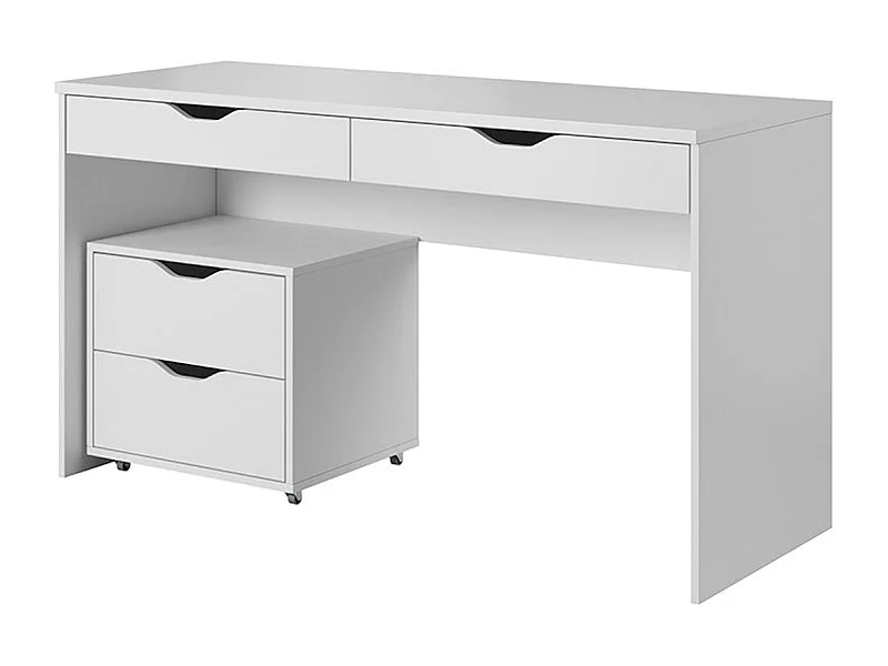 SCHREIBTISCH Mati weiß 138 / 50 / 76cm