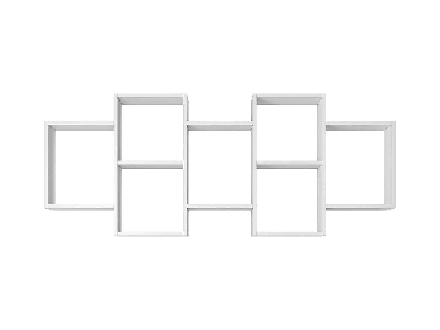 WANDREGAL Trio weiß 160,5 / 18 / 65cm