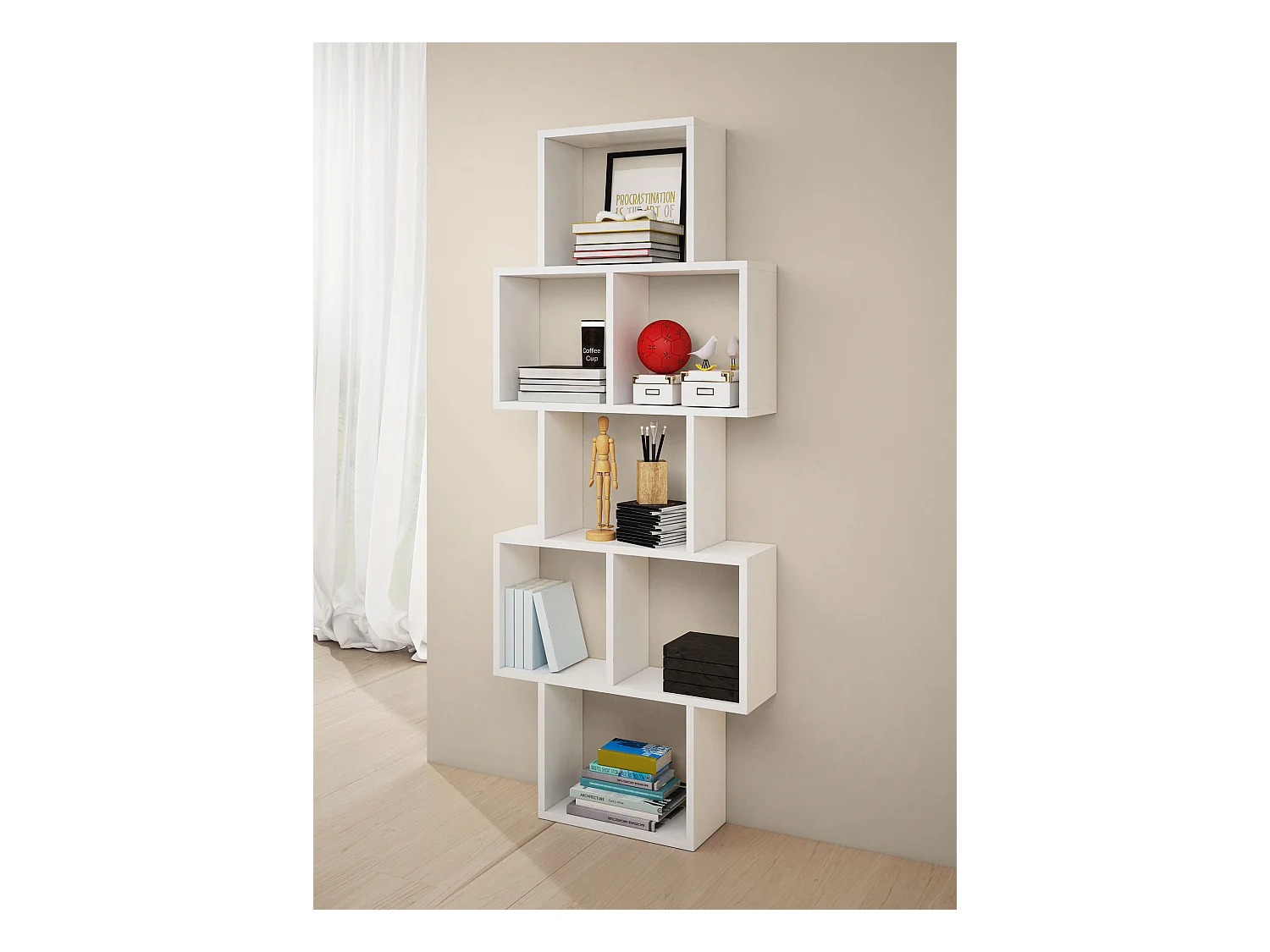 WANDREGAL Trio weiß 160,5 / 18 / 65cm