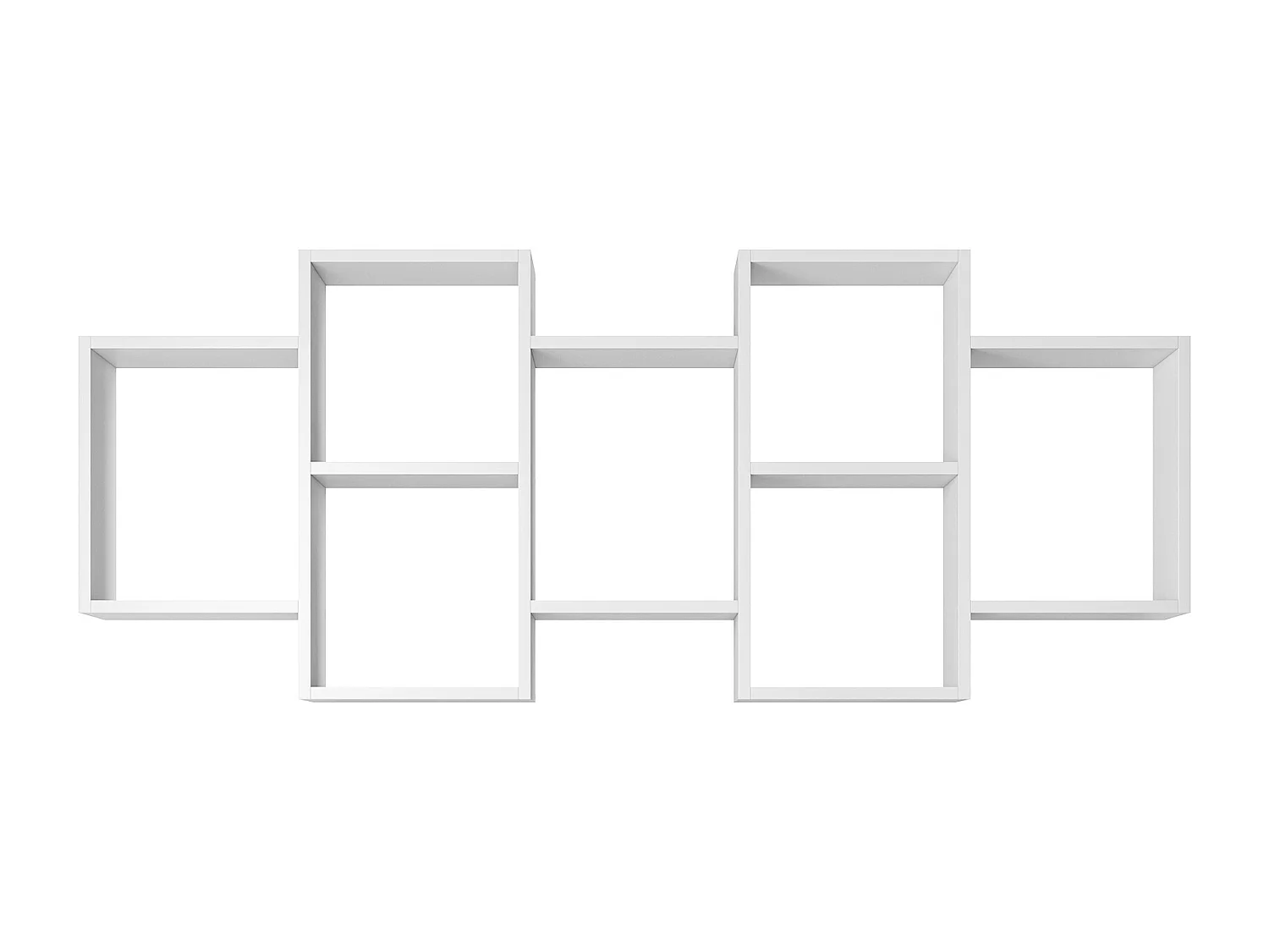 WANDREGAL Trio weiß 160,5 / 18 / 65cm