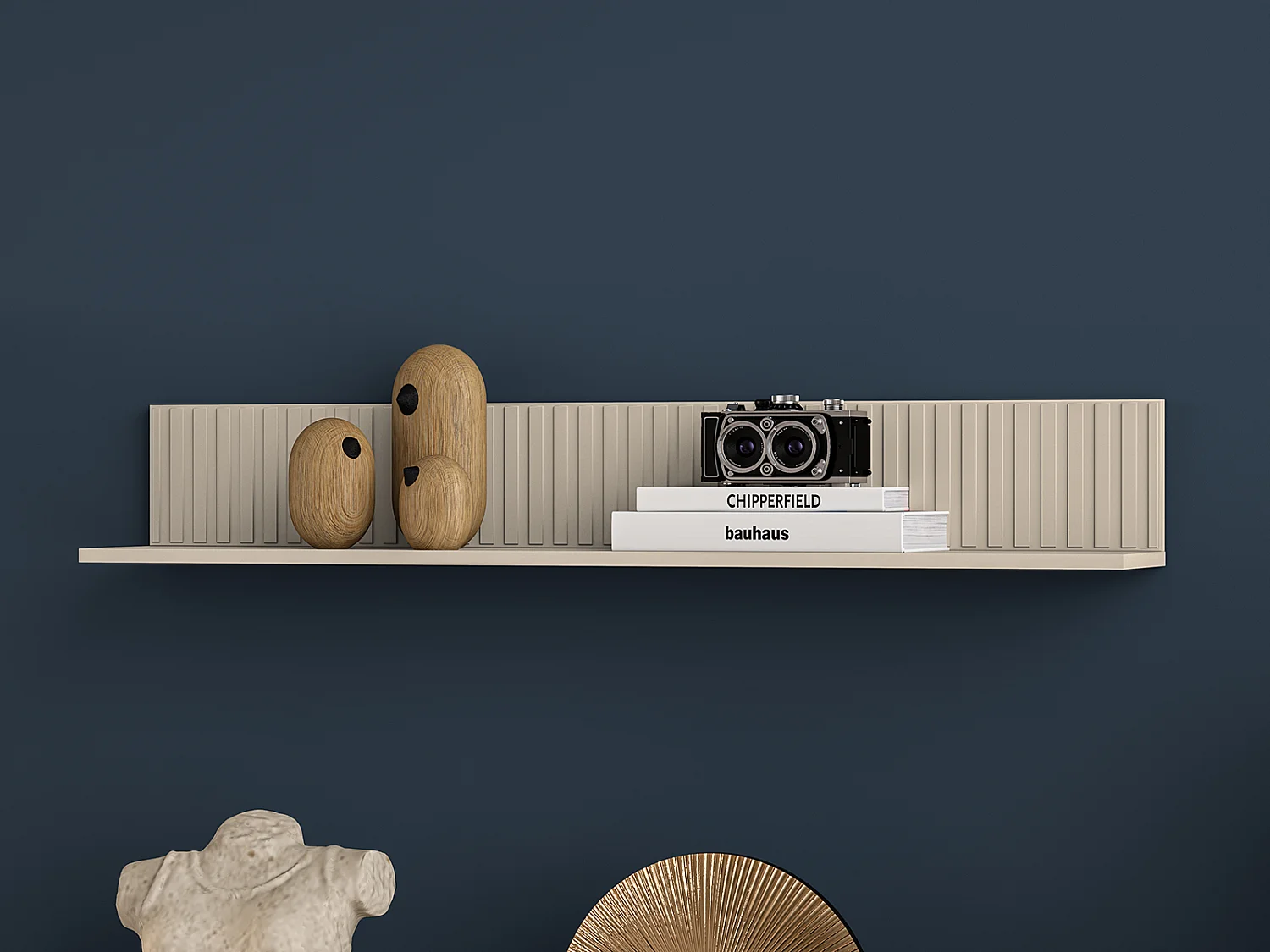 WANDREGAL Sophie kaschmir matt 120 / 20 / 18cm