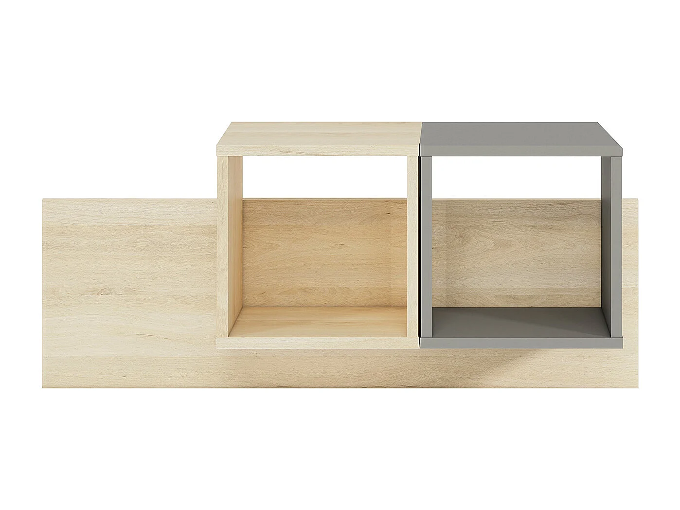 WANDREGAL Drop grau / Fjord Buche 92 / 22 / 42cm