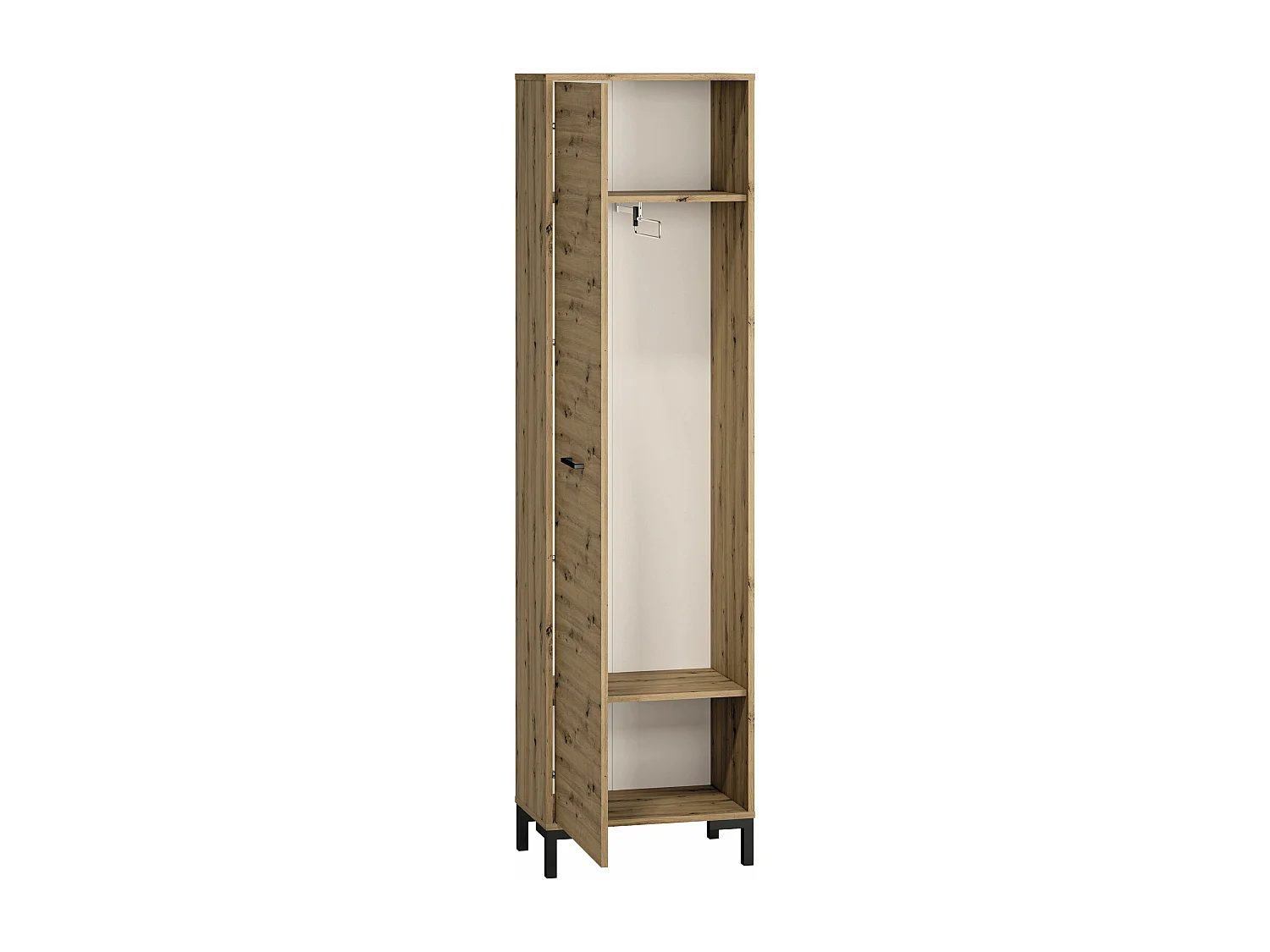 GARDEROBENSCHRANK Nevio Artisan Eiche 55 / 34 / 200cm